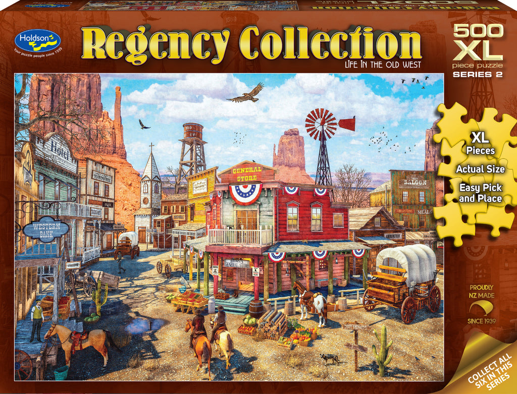 Holdson: Life In The Old West - Regency Collection XL Piece Puzzle (500pc Jigsaw) Board Game