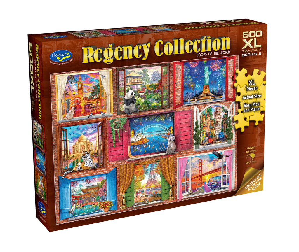 Holdson: Doors Of The World - Regency Collection XL Piece Puzzle (500pc Jigsaw) Board Game