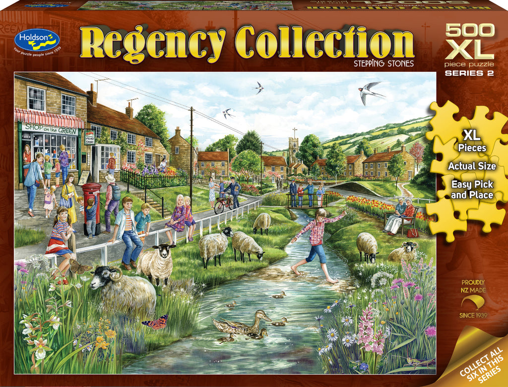 Holdson: Stepping Stones - Regency Collection XL Piece Puzzle (500pc Jigsaw) Board Game