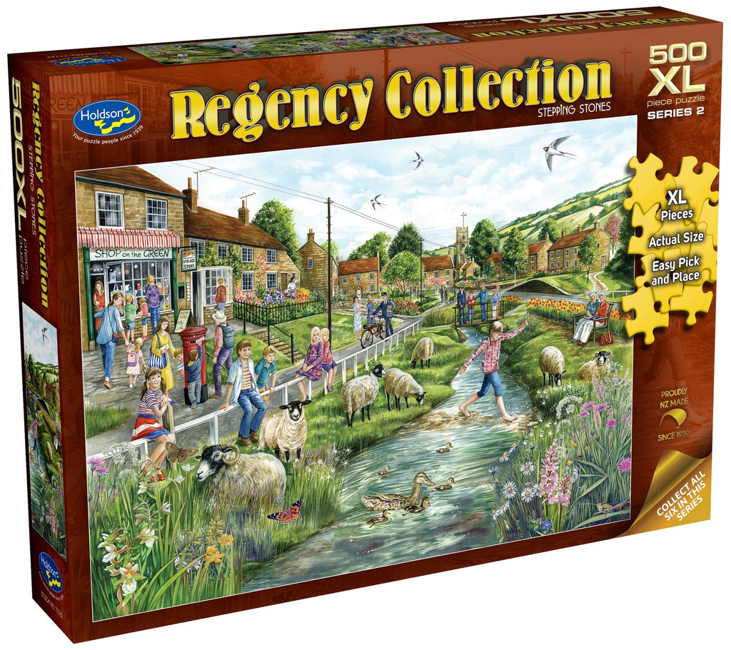 Holdson: Stepping Stones - Regency Collection XL Piece Puzzle (500pc Jigsaw) Board Game