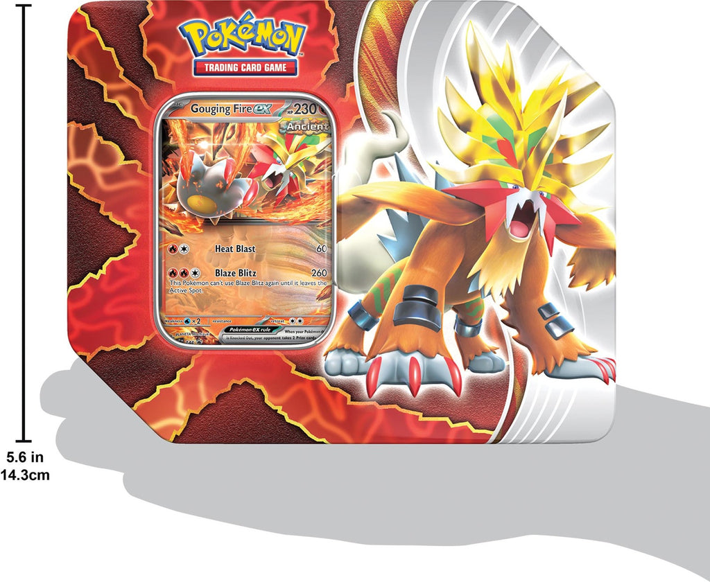 Pokemon TCG - Paradox Destinies Tin (Gouging Fire ex)