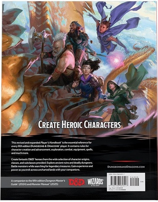 Dungeons & Dragons - Players Handbook (2024) (Hardback)