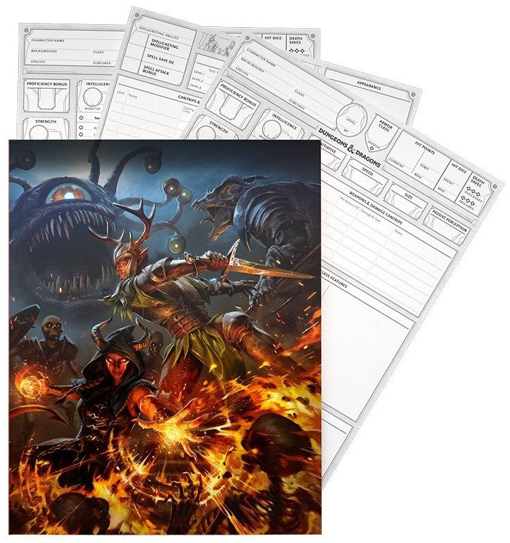 Dungeons & Dragons - Character Sheets (2024) (Hardback)
