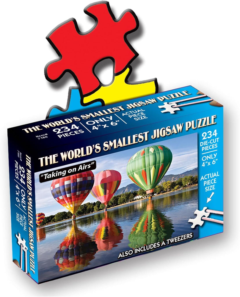 World's Smallest: Taking On Airs - Tiny Piece Puzzle (234pc Jigsaw) Board Game