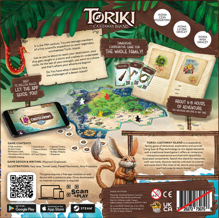 Toriki The Castaway Island Board Game