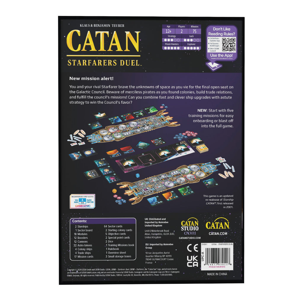 Catan Starfarers Duel Board Game