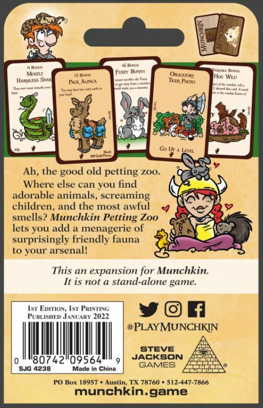 Munchkin - Petting Zoo Board Game Expansion