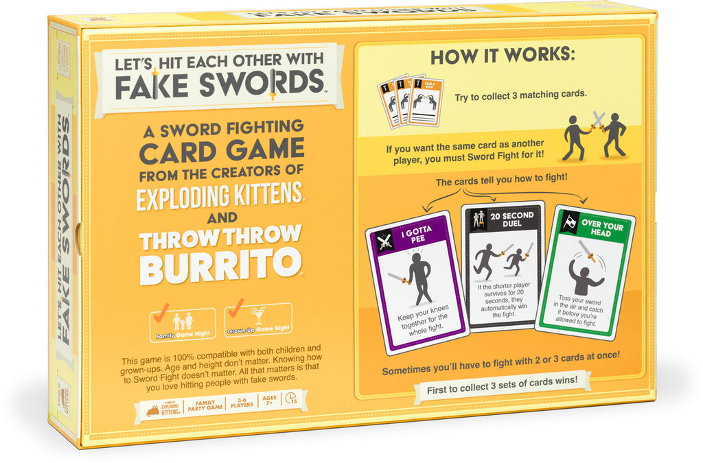 Let's hit Each Other With Fake Swords (Big Box) Board Game