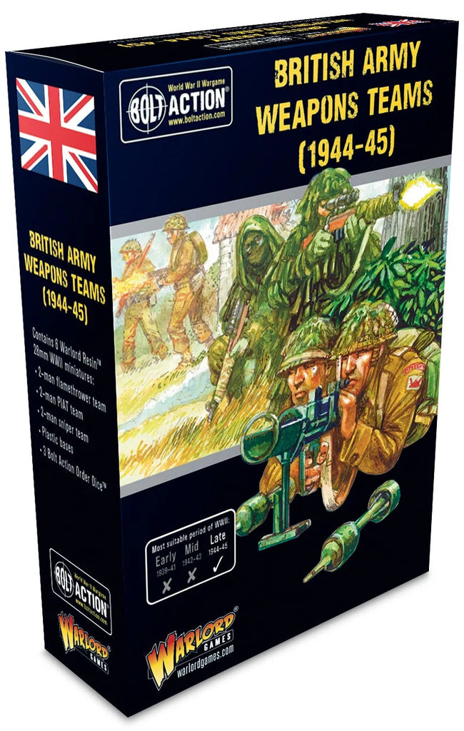 Bolt Action: British Army - Weapons Teams