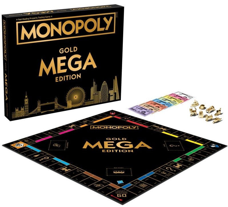 Monopoly - Mego Gold Edition Board Game