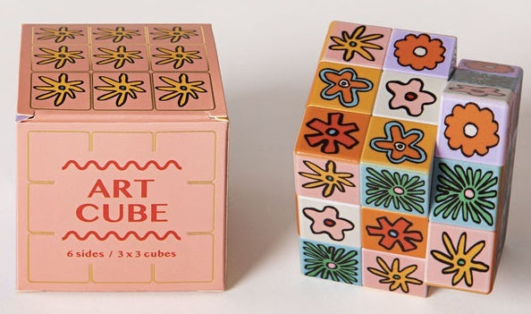 Flower Pop - Art Cube Board Game