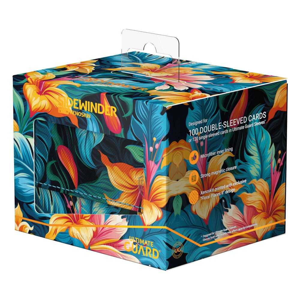 Ultimate Guard: Floral Places Sidewinder (Standard Size) - 100+ (Tulum Blue)