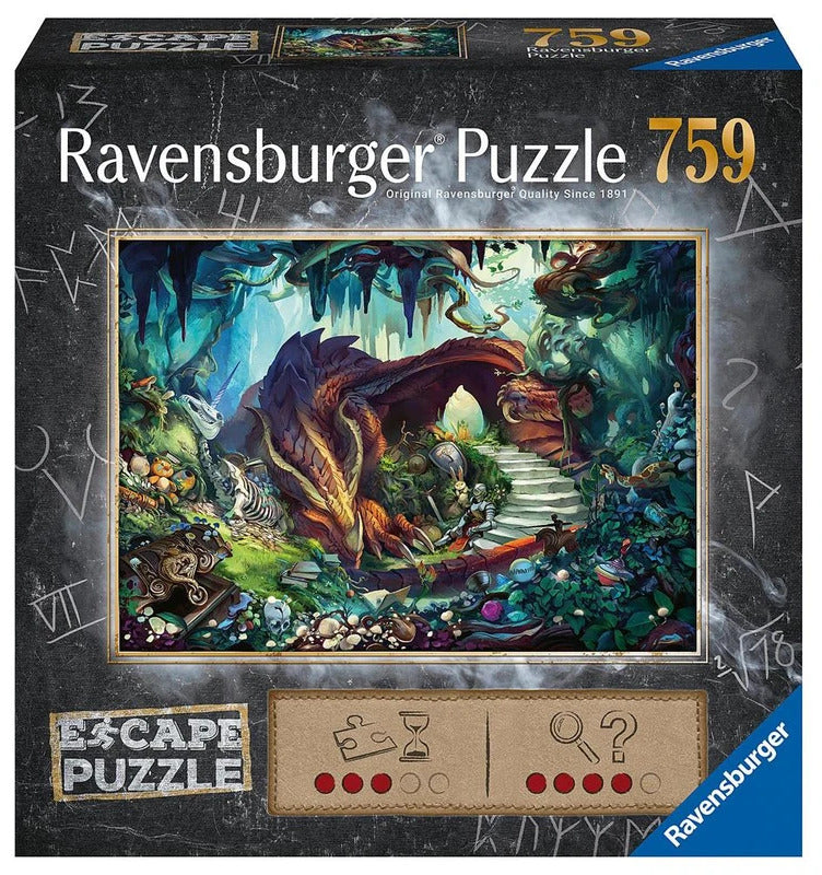 Ravensburger: The Dragon's Cave - Escape Puzzle (759pc Jigsaw) Board Game