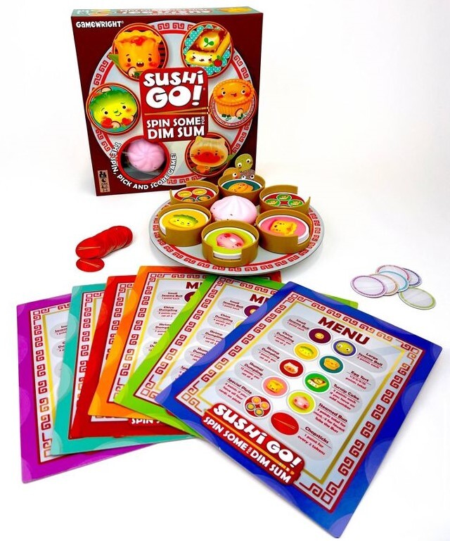 Sushi Go Spin Sum for Dim Sum Board Game