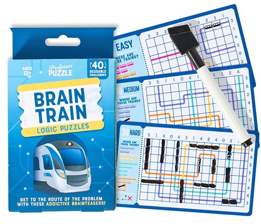 Brain Train - Logic Puzzles Board Game