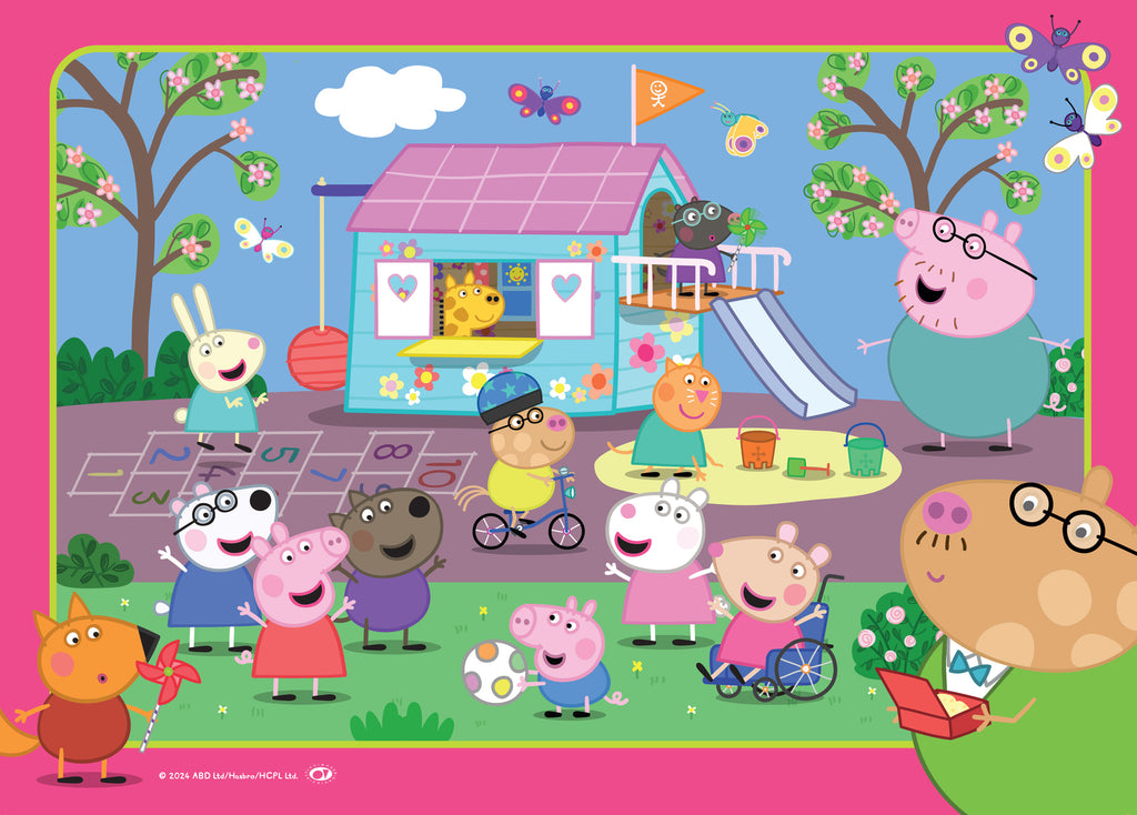 Holdson: Peppa Pig - Frame Tray Puzzles (4x35pc Jigsaws) Board Game