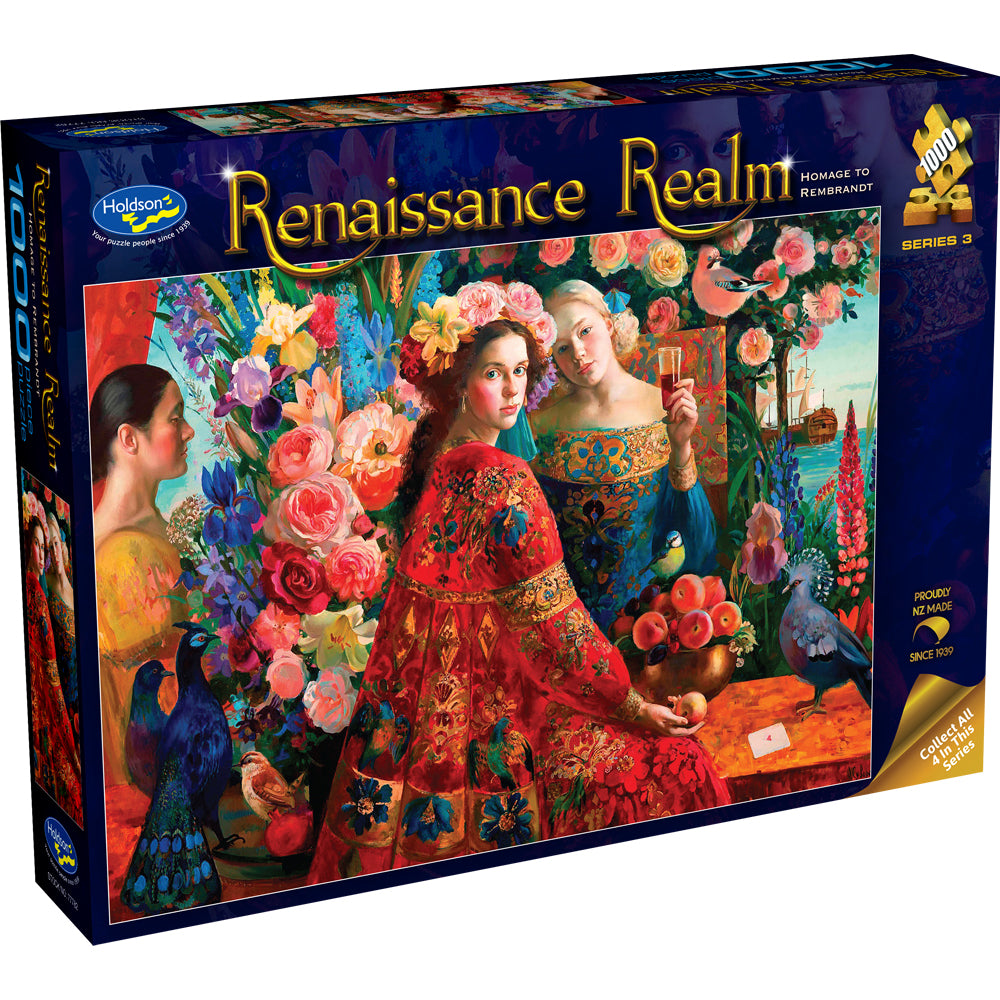 Holdson: Homage To Rembrandt - Renaissance Realm Puzzle (1000pc Jigsaw) Board Game