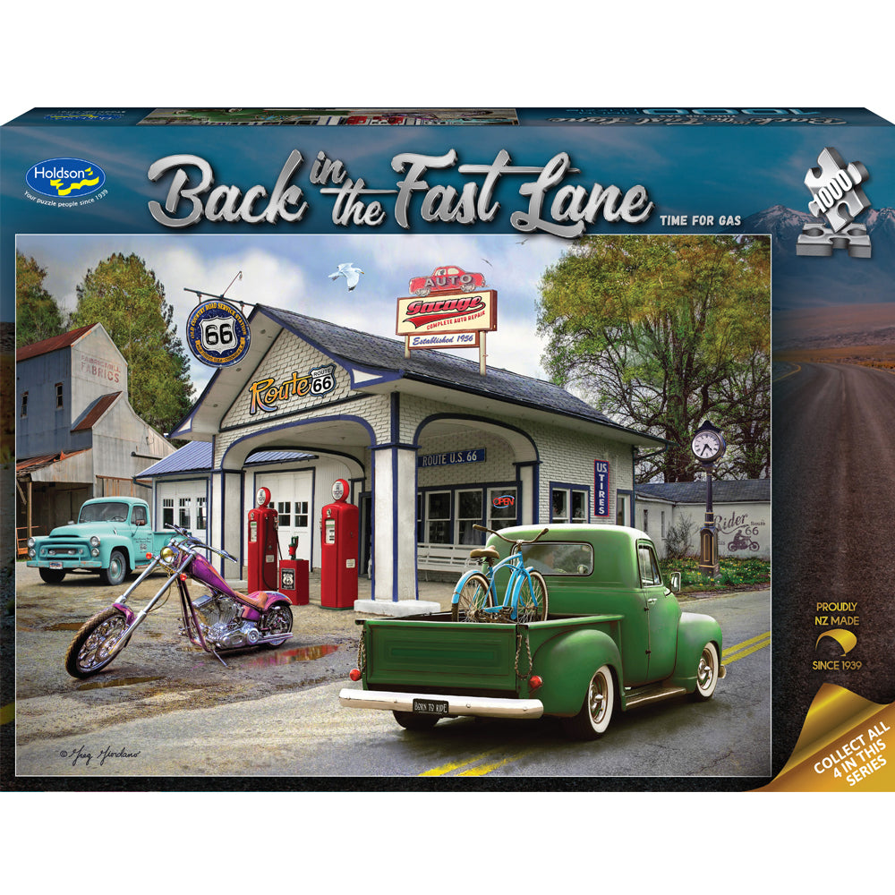 Holdson: Time For Gas - Back in the Fast Lane Puzzle (1000pc Jigsaw) Board Game