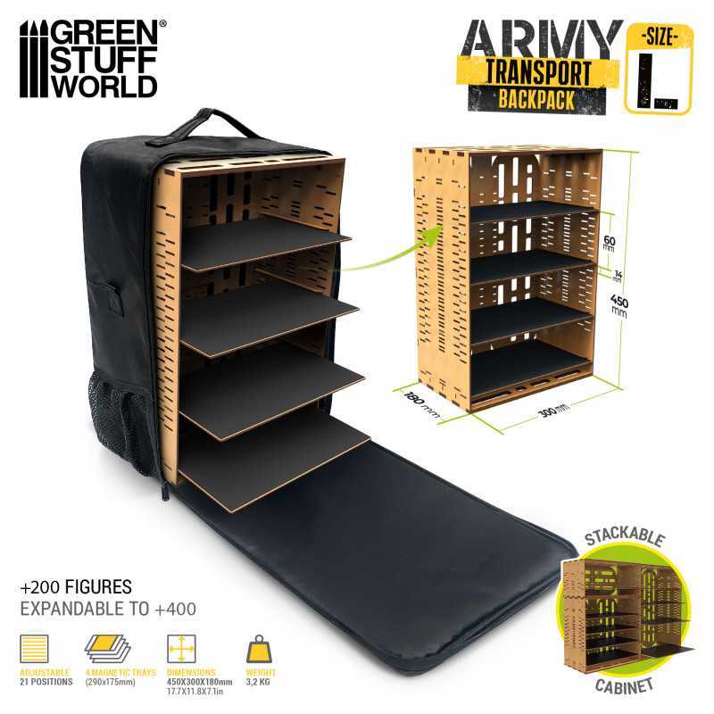 Green Stuff World - Army Transport Backpack (L)