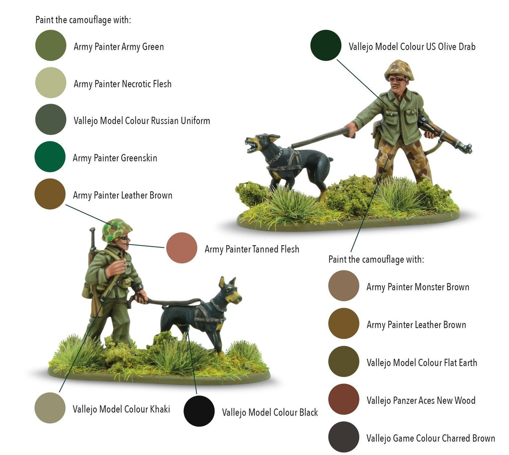 Bolt Action: USMC - War Dog Teams