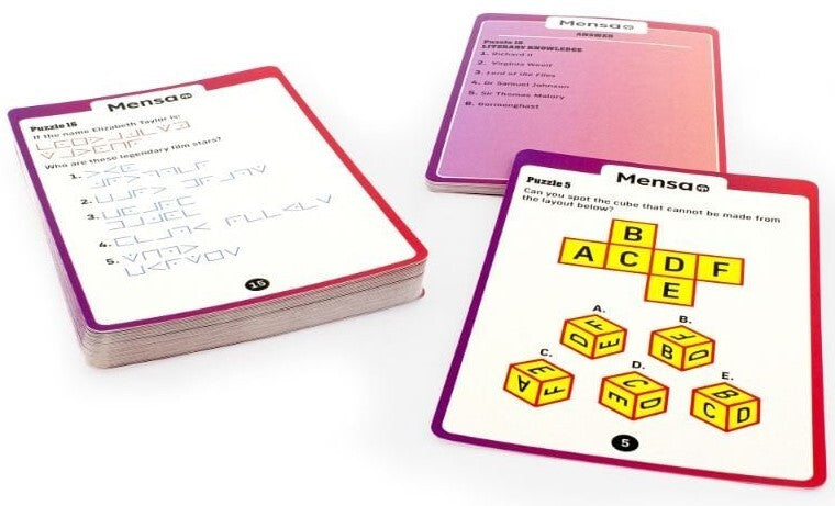 Mensa - Brain Teasers Board Game