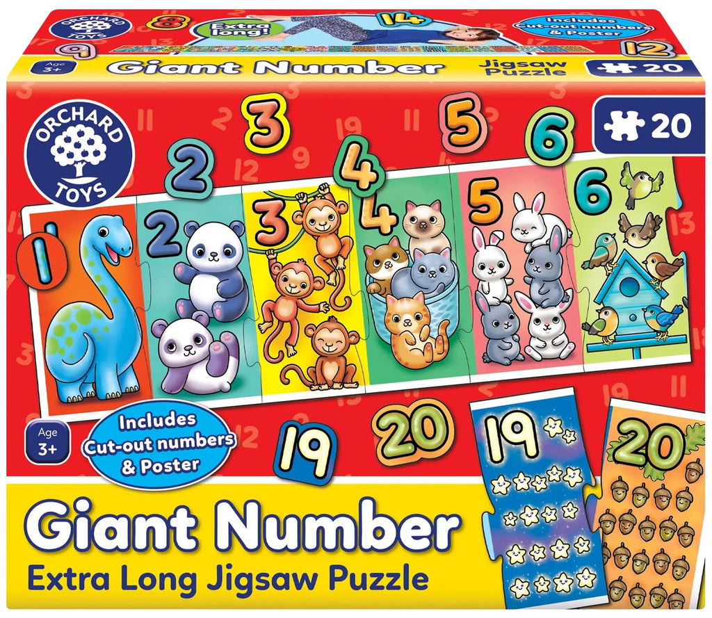 Orchard Toys: Giant Number Jigsaw Puzzle Board Game