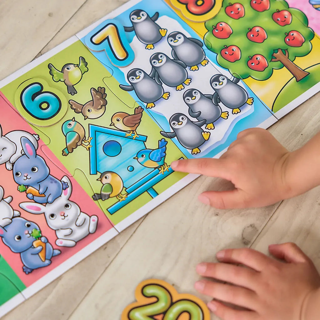 Orchard Toys: Giant Number Jigsaw Puzzle Board Game