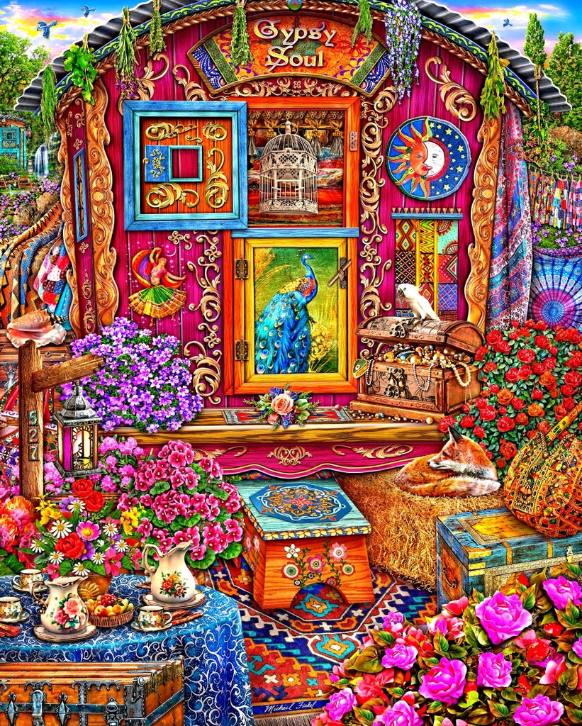 Holdson: Gypsy Soul - Don’t Worry Be Happy Puzzle (1000pc Jigsaw) Board Game