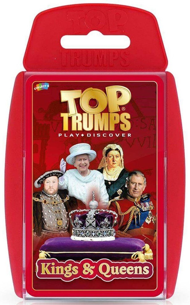 Top Trumps - Kings and Queens Edition Board Game