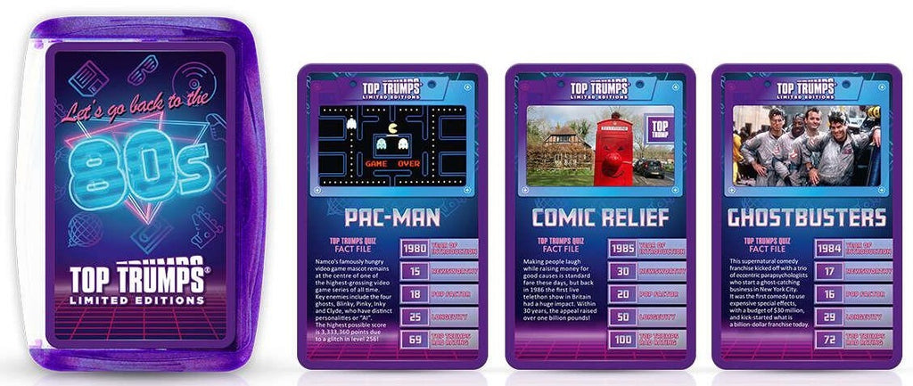 Top Trumps - Lets Go Back To The 80s Edition Board Game