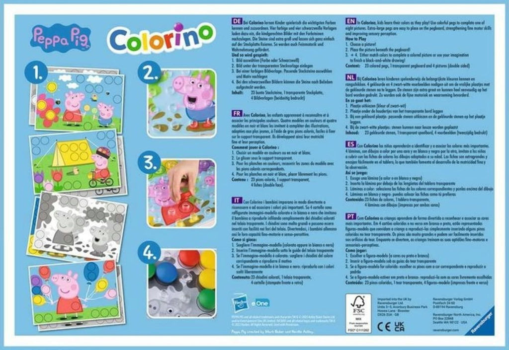 Colorino - Peppa Pig Edition Board Game