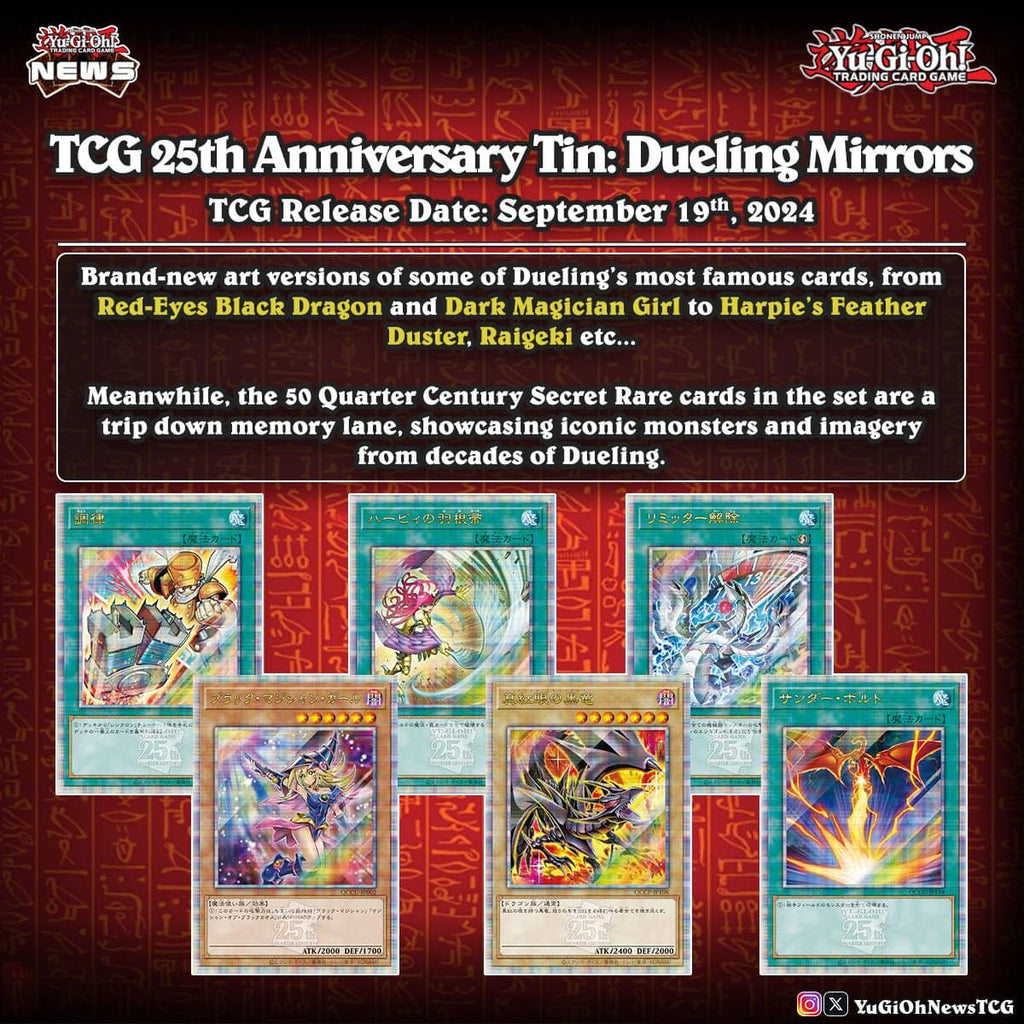 Yu-Gi-Oh!: Dueling Mirrors - 25th Anniversary Tin