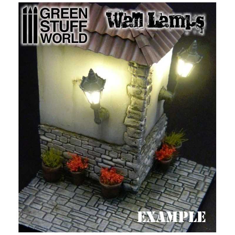 GSW: Classic Wall Lamps with LED Lights (10 Pack)