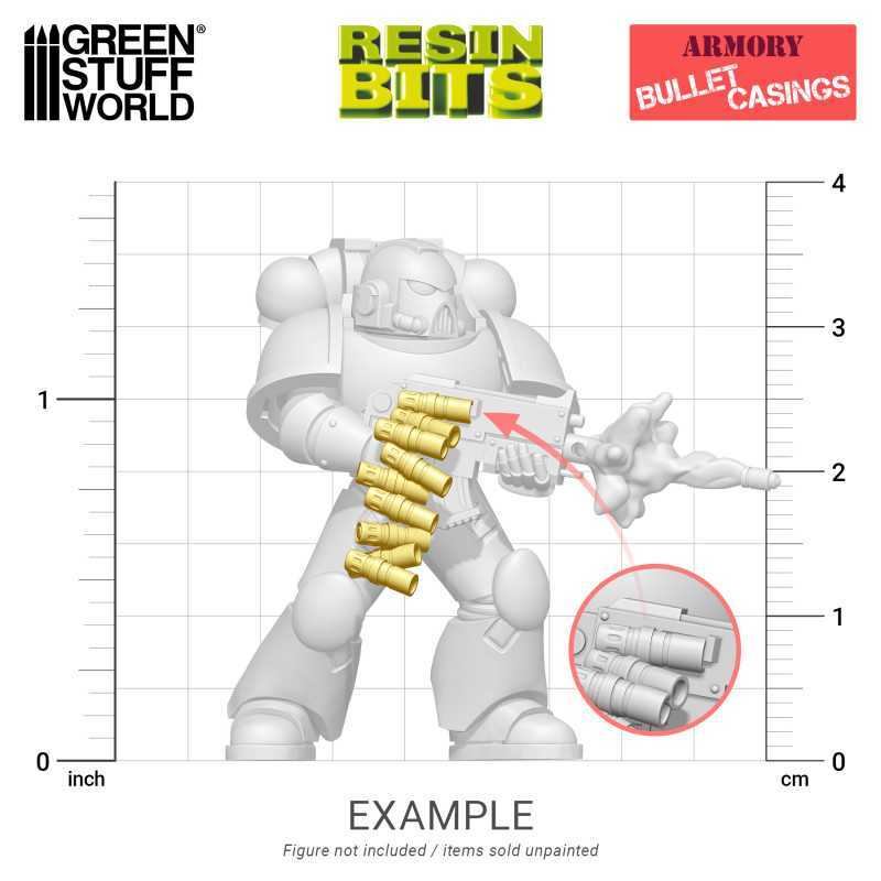 GSW: Bullet Casings - 37x Resin Bits Pack