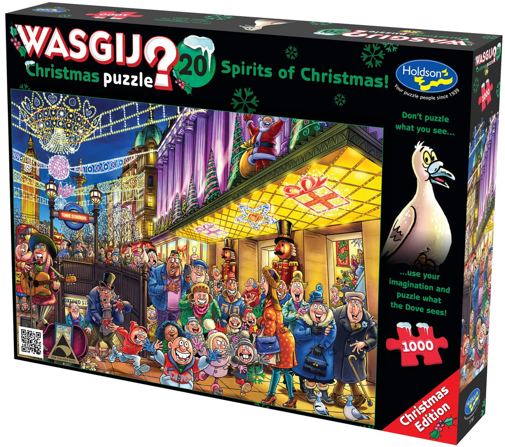 Wasgij Christmas: Spirit of Christmas! - Christmas #20 Puzzle (1000)pc Jigsaw) Board Game