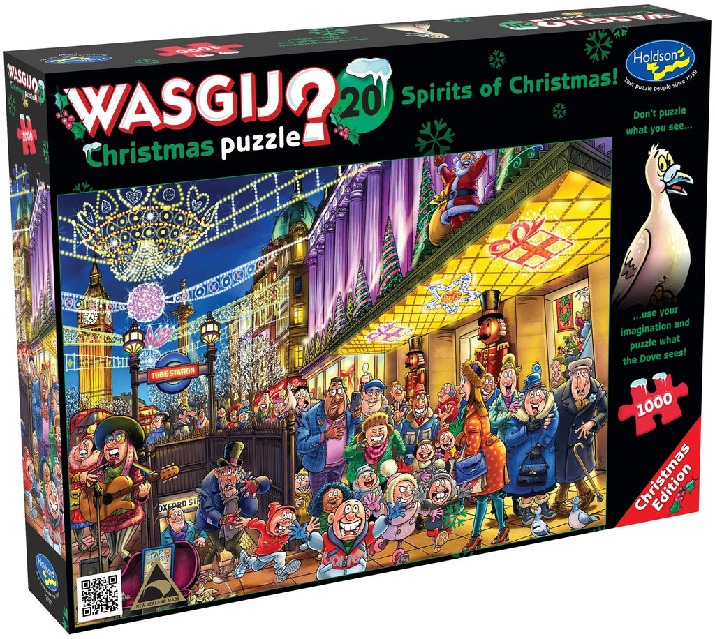 Wasgij Christmas: Spirit of Christmas! - Christmas #20 Puzzle (1000)pc Jigsaw) Board Game