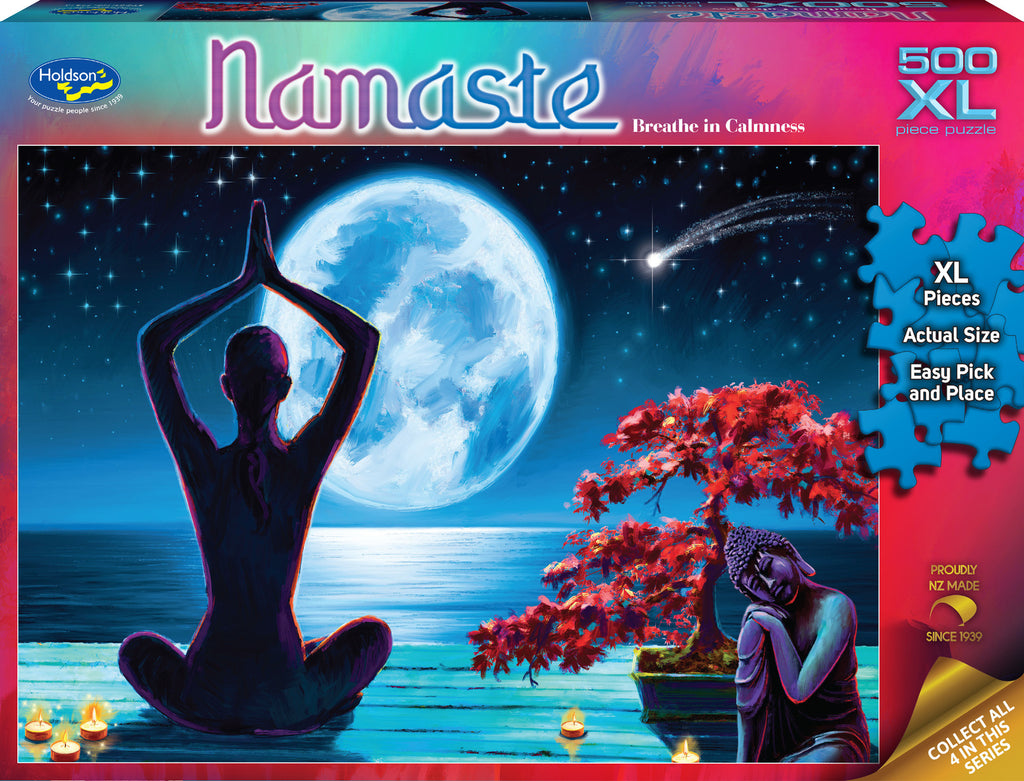 Holdson: Breathe In Calmness - Namaste XL Piece Puzzle (500pc Jigsaw) Board Game