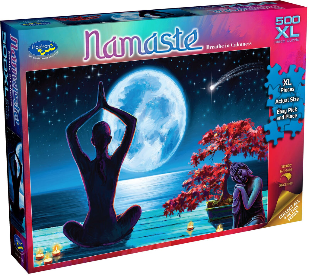 Holdson: Breathe In Calmness - Namaste XL Piece Puzzle (500pc Jigsaw) Board Game