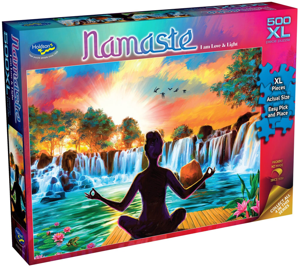 Holdson: I Am Love & Light - Namaste XL Piece Puzzle (500pc Jigsaw) Board Game