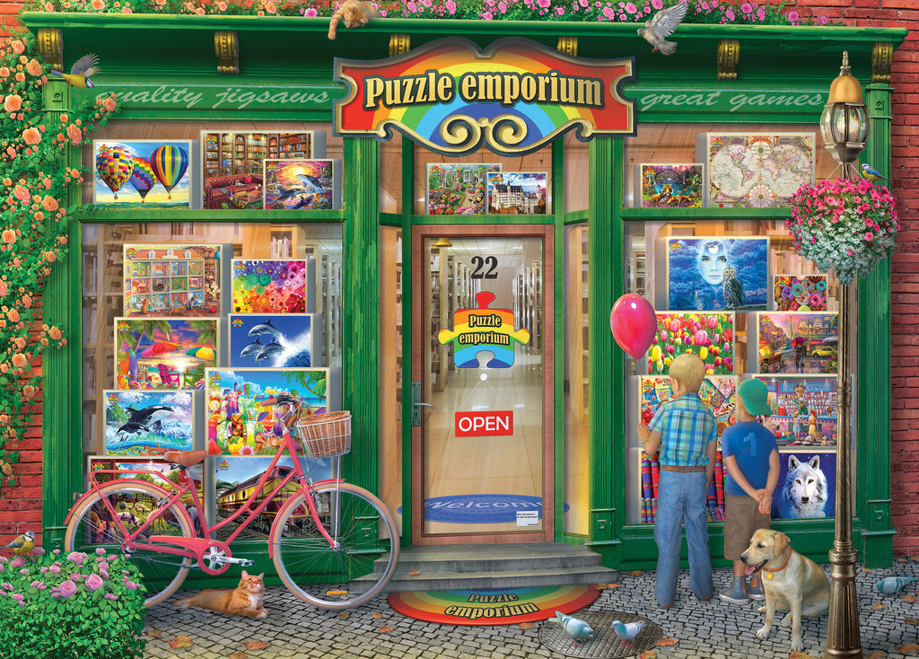 Holdson: Puzzle Emporium - Time to Shop Puzzle (1000pc Jigsaw) Board Game