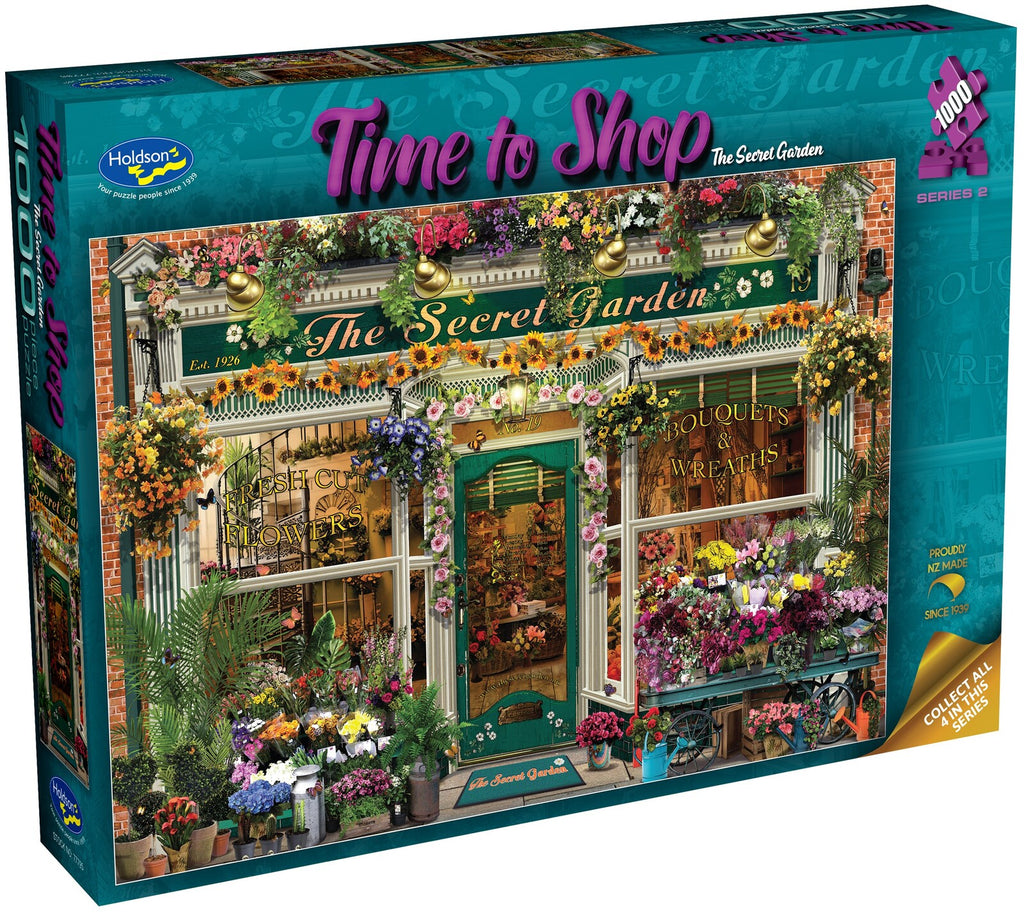 Holdson: The Secret Garden - Time to Shop Puzzle (1000pc Jigsaw) Board Game