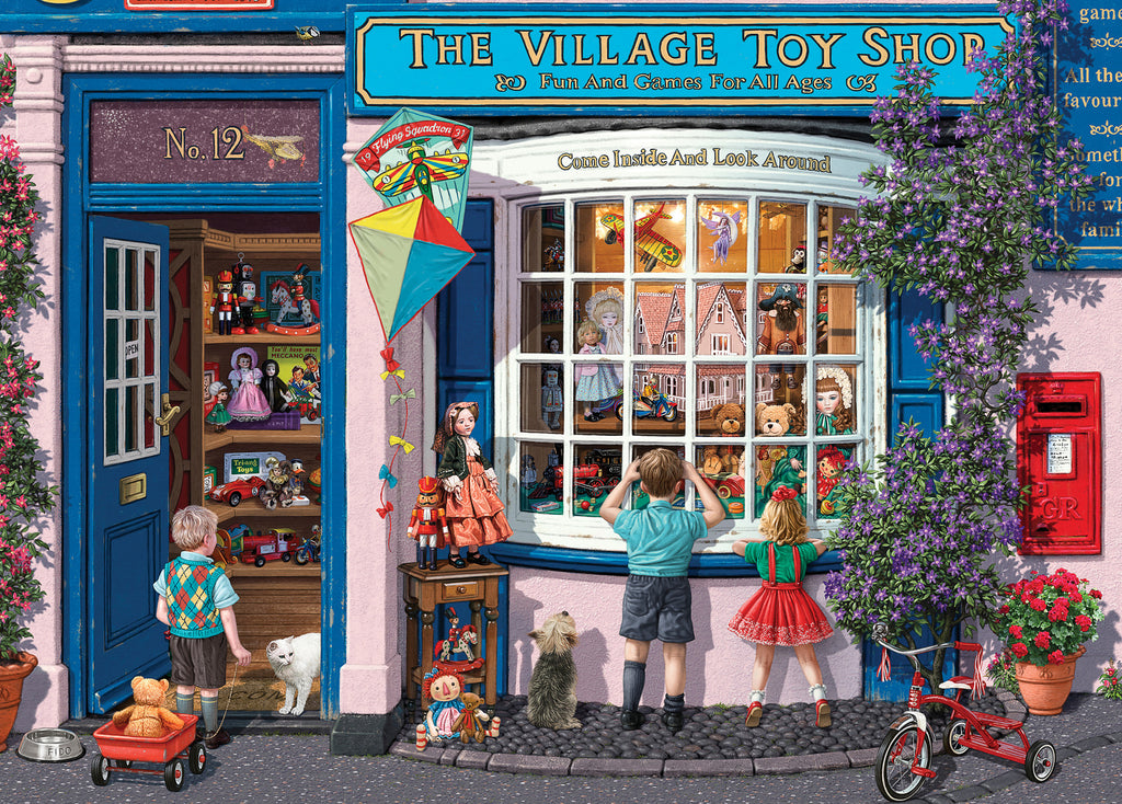 Holdson: Village Toy Shop - Time to Shop Puzzle (1000pc Jigsaw) Board Game