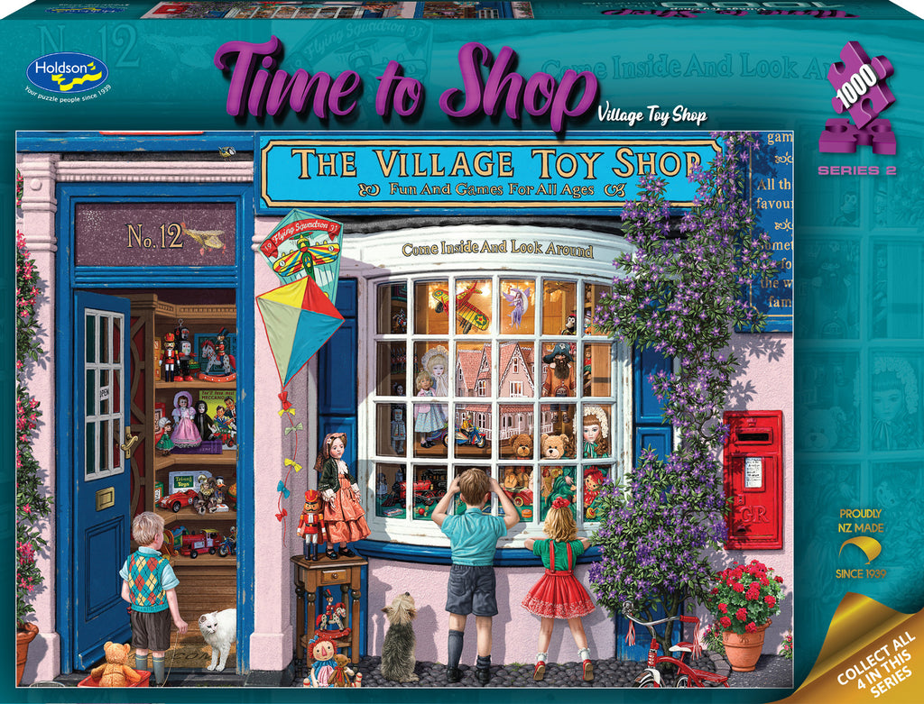 Holdson: Village Toy Shop - Time to Shop Puzzle (1000pc Jigsaw) Board Game