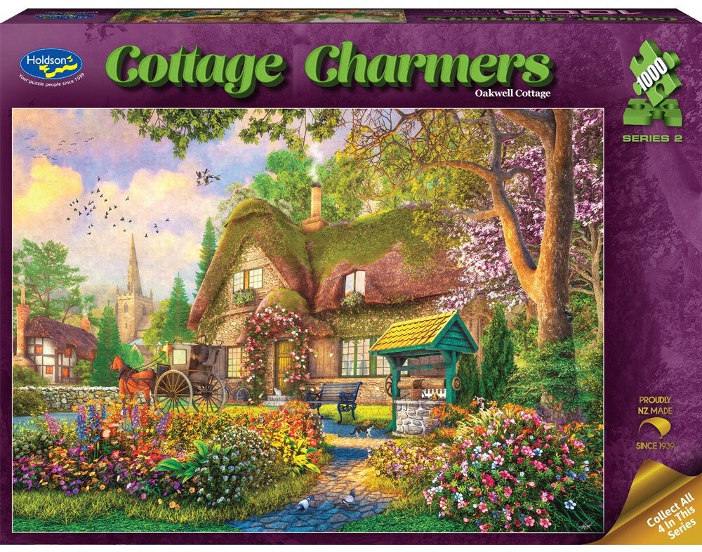 Holdson: Oakwell Cottage - Cottage Charmers Puzzle (1000pc Jigsaw) Board Game