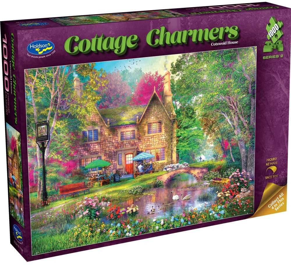 Holdson: Cotswold House - Cottage Charmers Puzzle (1000pc Jigsaw) Board Game