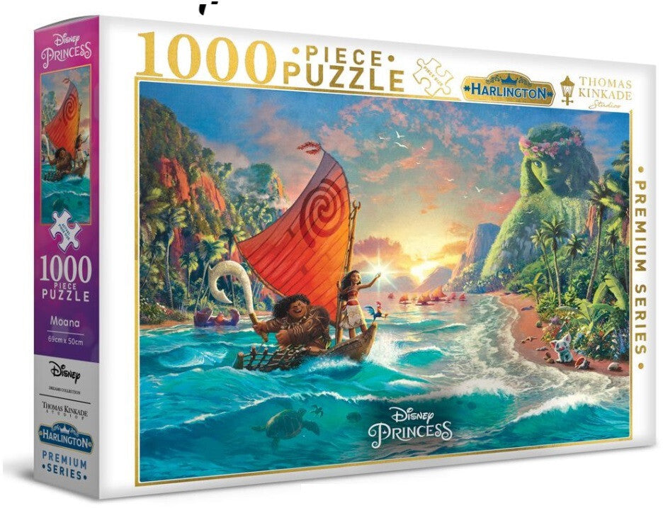 Harlington: Moana - Disney Puzzle (1000pc Jigsaw) Board Game