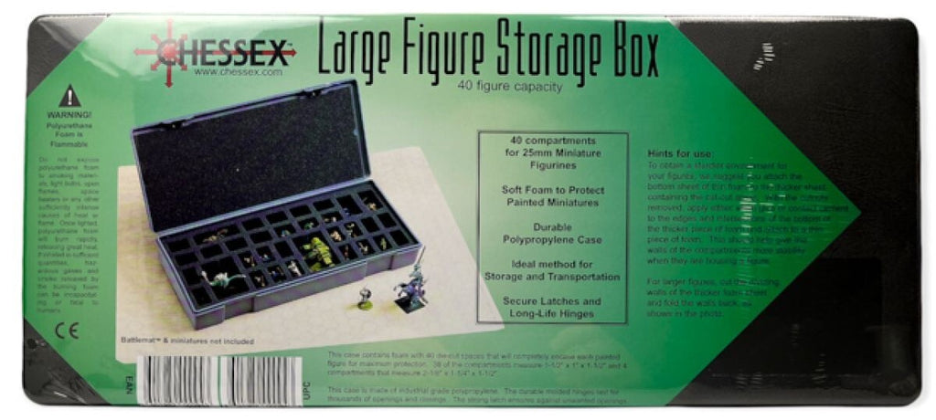 Chessex: Figure Storage Box for Very Large Figures - Large