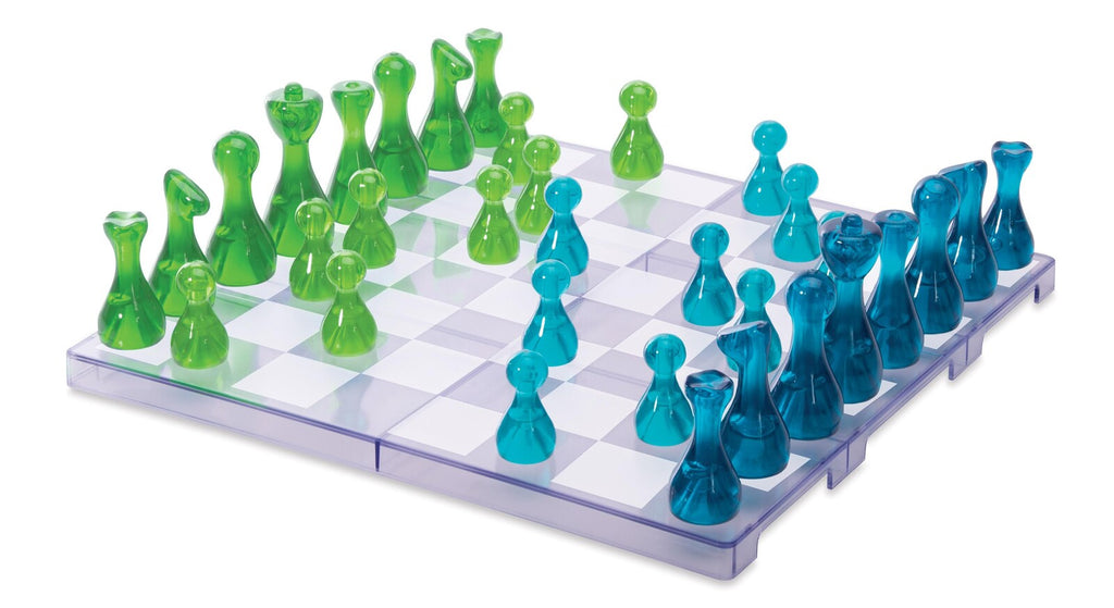 Clear Winner - 2 in 1 Chess & Checkers Board Game