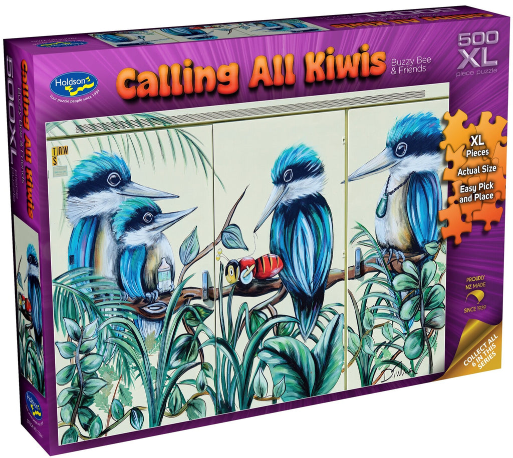 Holdson: Buzzy Bee & Friends - Calling All Kiwis XL Piece Puzzle (500pc Jigsaw) Board Game