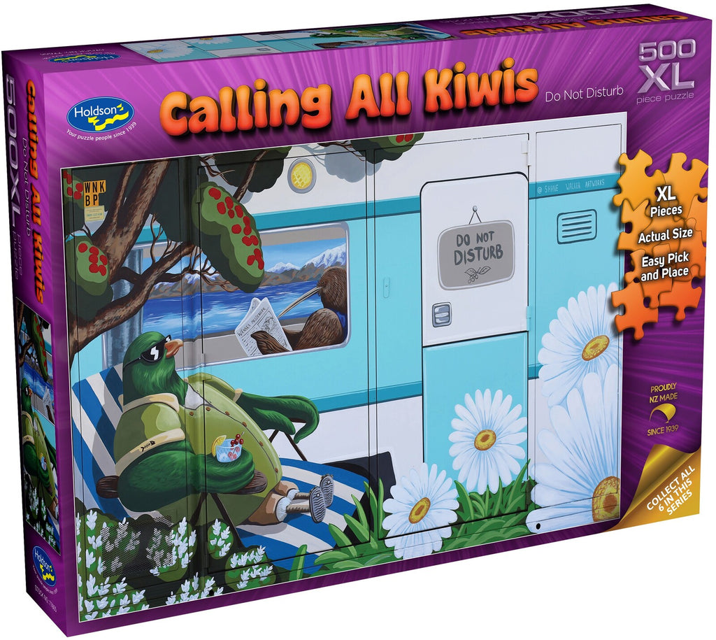 Holdson: Do Not Disturb - Calling All Kiwis XL Piece Puzzle (500pc Jigsaw) Board Game